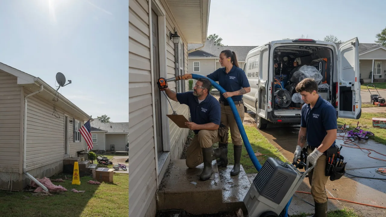 Ceiling Water Damage Restoration in Boston, VA near me